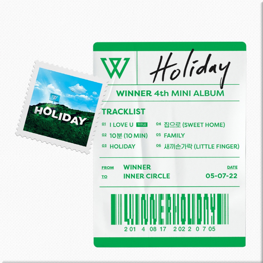 WINNER - HOLIDAY (KiT Album) [4th MINI ALBUM] (+Special Benefits)