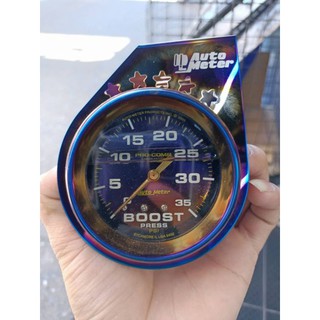 วัดบูส ไทเท ทั้งขอบทั้งหน้าไทเท ออโต้มิเตอร์ Auto Meter  หน้า 35/60  และขาไทเทออโต้มิเตอร์