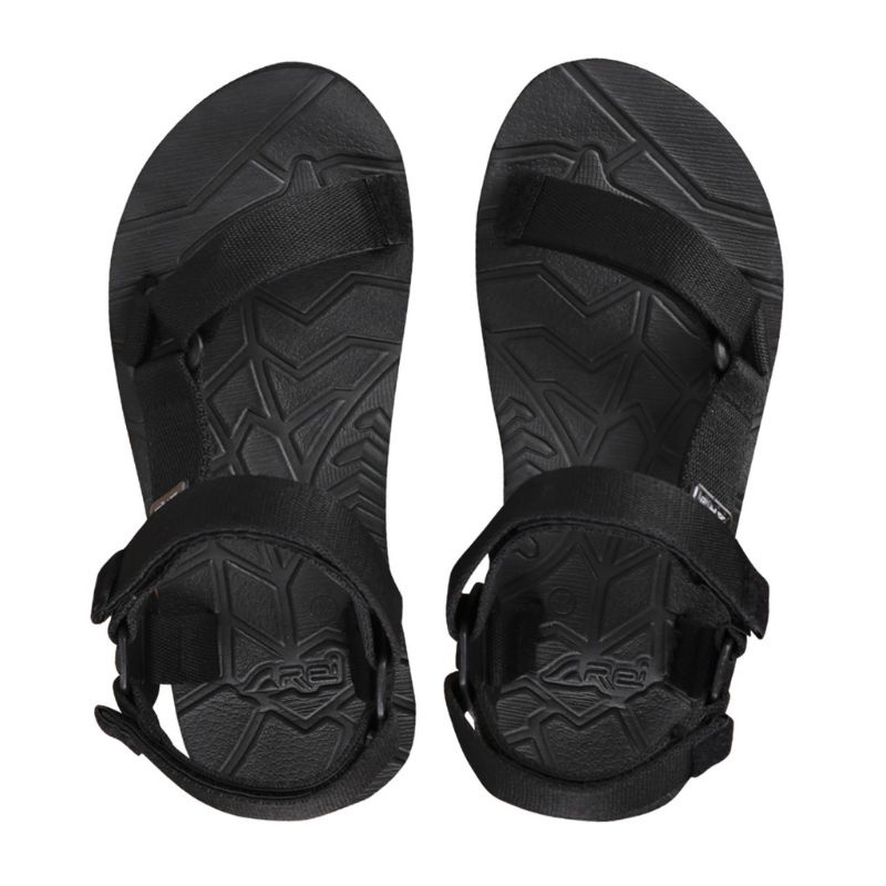 NAVAJO BLK Arei OUTDOORGEAR Mens Cross Mountain Sandals - Arei NAVAJO BLK Mountain Cross Sandals