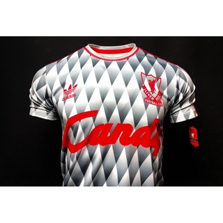 Liverpool Retro Gray shirt ลิเวอร์พูลย้อนยุค