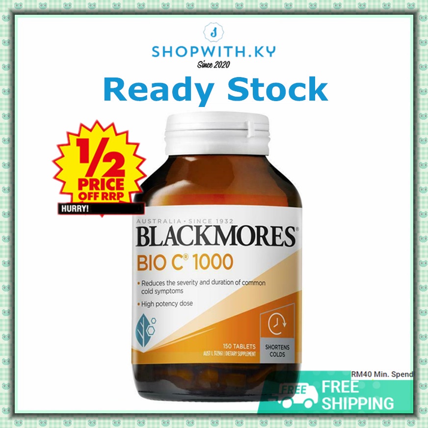 Blackmores 维生素C Bio Vitamin C 1000mg 150 เม็ด วิตามินซี