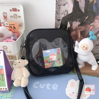 กระเป๋าอิตะแบ็ค Ita-bag​ ทรงหัวใจด้านหน้าใส (pre-order)​