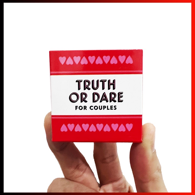 การ์ดเกม Truth or Dare สําหรับคู่รัก ของขวัญวันวาเลนไทน์