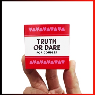 การ์ดเกม Truth or Dare สําหรับคู่รัก ของขวัญวันวาเลนไทน์