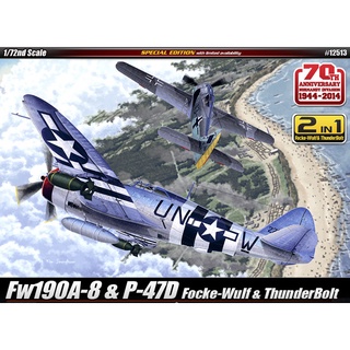 Academy 12513Fw190A-8 &amp; P-47D 1/72