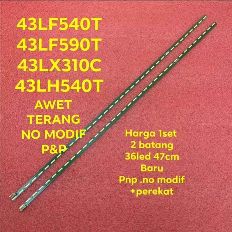 LED BACKLIGHT TV 43LF540 43LF540T 43LH540T 43LH540 43LF590T 43LX310C 36LED