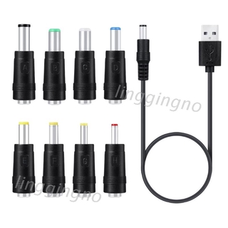 Rr 8 In1 5 V Usb To Dc 5 . 5X2 . 1 มม. ปลั๊กเสียบชาร์จสําหรับลําโพงเราเตอร์ไฟ Led