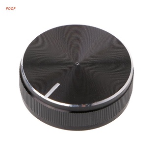 Poop Aluminum Alloy Rotary Control Potentiometer Knob 30x10mm 6mm Shaft Hole