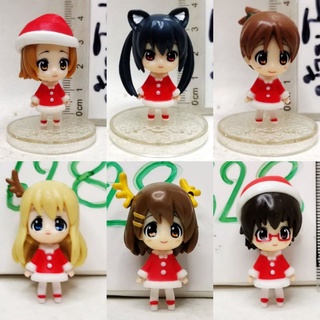 (แท้/มือ2ไม่มีฐาน) K-ON! MOVIE ITO EN Santa Figure Kotobuki Tsumugi,Kumitateshiki,Yui​,MIO Figure​ โมเดล​ อนิเมะ