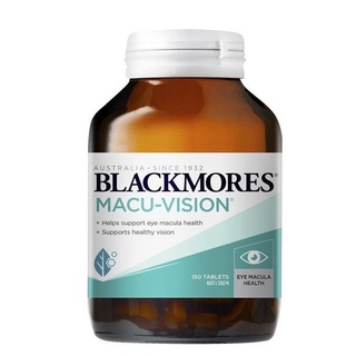 บำรุงสายตา Blackmores Macu Vision 150 Tablets ออสเตรเลีย