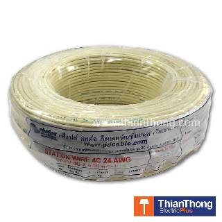 Phelps Dodge สายโทรศัพท์ 4C 24 (AWG) เฟลดอท Telephone Cable 100 เมตร