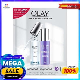 โอเลย์เรตินอล24 เอ็สเซ็นส์30 ดูโอเซทผลิตภัณฑ์ดูแลผิวหน้าOLAY RETINOL24 ESSENCE 30ML DUO SET