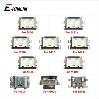 ซ็อกเก็ตชาร์จ USB Type-C สําหรับ Samsung Galaxy M10 M20 M30 M40 M01s M02s M10s M21s M30s M31s