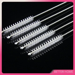 แปรงล้างหลอดดูด จุกนม ขนไนล่อน ไม่ทำให้เป็นรอย Stainless steel soft straw straw brush