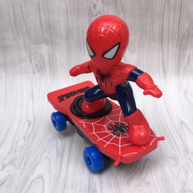 Superman Spider Surfing Toy (รูปถ่ายและวิดีโอที่ถ่ายจากร้านค้า)