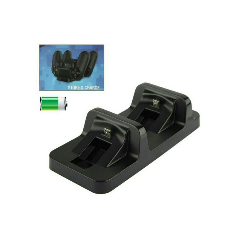 แท่นชาร์จจอย PS4 แบบคู่ ยี่ห้อ DOBE (PS4 Dual Charging Dock by DOBE) (ที่ชาร์จจอย PS4)