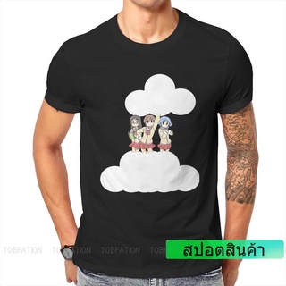 ขอแนะนำ 【COD】 เสื้อยืดคอกลม ผ้าฝ้าย พิมพ์ลายกราฟฟิค Nichijou Aioi Yuko Comedy Manga สไตล์วินเทจ สําหรับผู้ชาย และผู้หญิง