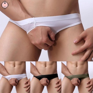 Men Underwear Super Thin Stretchy Trunks Underpants Bikini Breathable Briefs