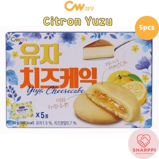 [ขนมเกาหลี] Cw Citron Yuzu ชีสเค้ก 19 กรัม * 5 ชิ้น