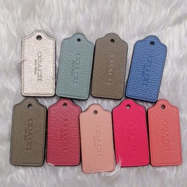 🇺🇲🇺🇲 Size XL Coach Tag ป้ายแท๊คห้อยกระเป๋า Coach ขนาด กว้าง 1.2" สูง 2.2" Hangtag