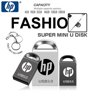 Hp แฟลชไดรฟ์ USB โลหะ ขนาดเล็ก 256GB 128GB 32GB 64GB 16GB