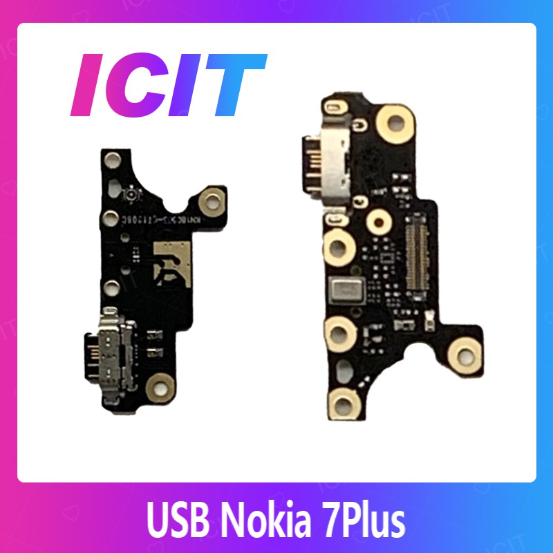 USB Nokia 7Plus /nokia7+ อะไหล่สายแพรตูดชาร์จ Charging Connector Port Flex Cable（ได้1ชิ้นค่ะ) ICIT-Display