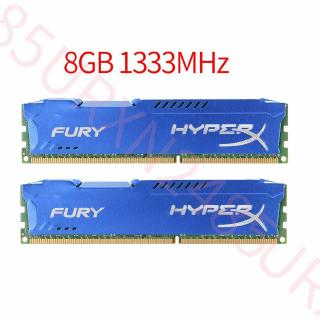 2 ชิ้น 8 Gb 1333 Mhz Ddr 3 Pc 3-10600 Cl 11 240 Pin Intel Desktop Ram Hyperx Fury Ad38