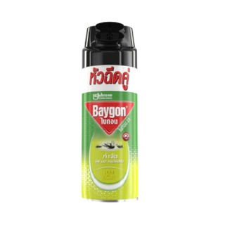 Baygon ไบกอนเขียวสเปรย์ กลิ่นกรีนที 300 มล. Baygon MIK Green Tea 300ML
