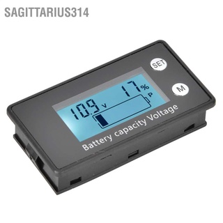 Sagittarius314 โวลต์มิเตอร์ดิจิทัล Lcd ขนาดกลาง แบบพกพา สําหรับวัดแรงดันไฟฟ้าแบตเตอรี่ Dc 10-100V