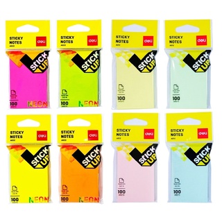 STICKY NOTE กระดาษโน๊ตกาว 76X51MM 100 SHEETS DELI A012-022