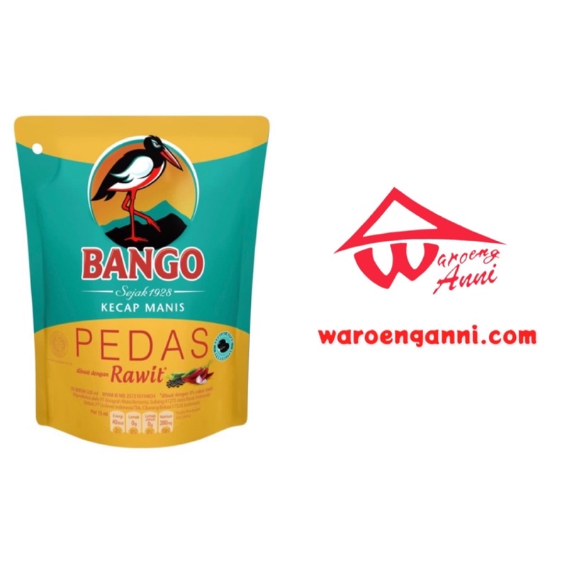 Indonesia Kecap Manis  Bango Pedas Rawit / Bango Sweet Spicy Savory Soy Sauce ,210 ml