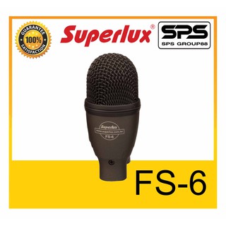 MICROPHONE ไมค์เครื่องดนตรี ไมค์กรองเสียง รุ่น FS-6 ยี่ห้อ Superlux ของแท้ 1000% พร้อมส่ง