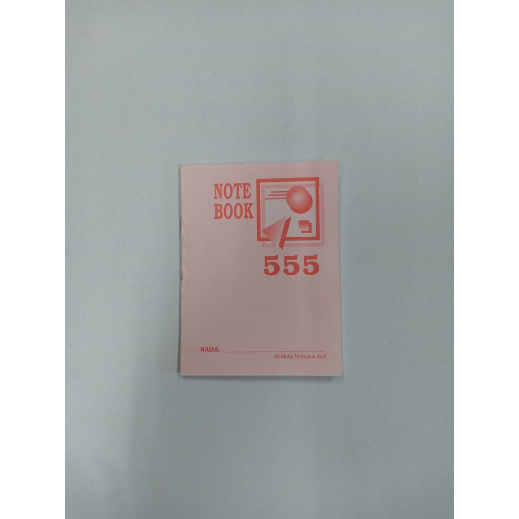 NOTE BOOK 555 80mm x 105mm 10PCS/PKT