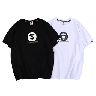 [S-5XL] AAPE 3206 เสื้อยืดแฟชั่น พิมพ์ลายดาว สะท้อนแสง สําหรับผู้ชาย ผู้หญิง