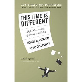 This Time Is Different : Eight Centuries of Financial Folly (Reprint) [Paperback] หนังสืออังกฤษมือ1(ใหม่)พร้อมส่ง