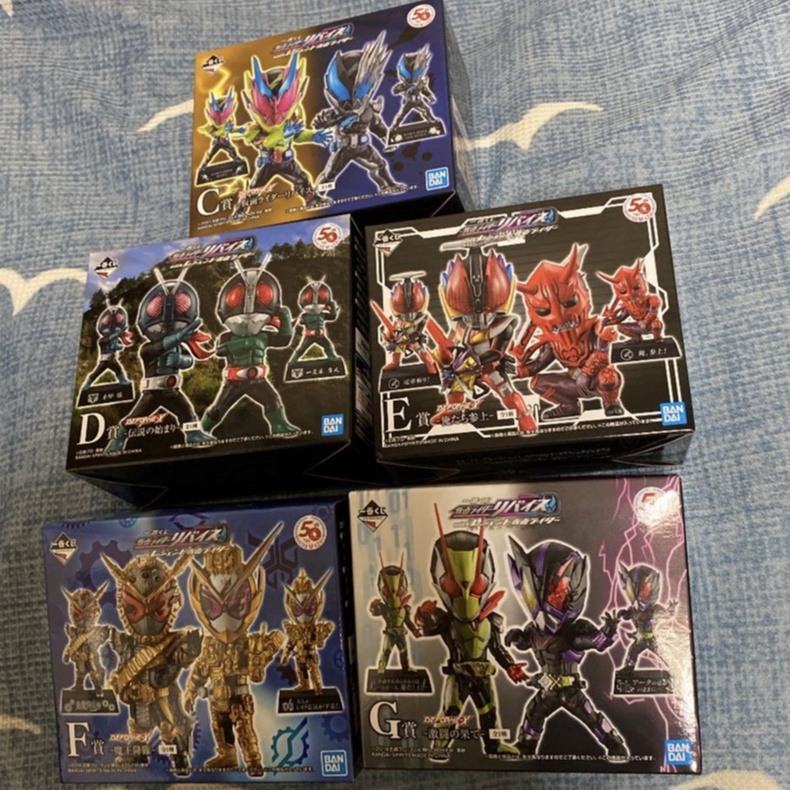 Kamen Rider Ichiban Kuji งานจับฉลาก 50th Anniversary ของใหม่ Prize C D E F G Thunder Revi V1 V2 Den-O Zi-O #ToyShow4K