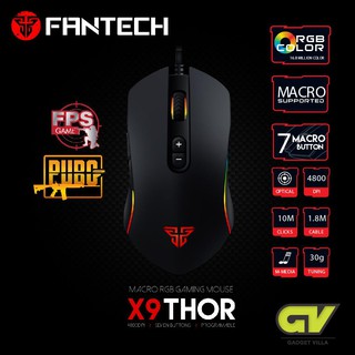 เมาส์เกมมิ่ง FANTECH X9 THOR GAMING