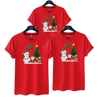 เสื้อยืด พิมพ์ลายคริสต์มาส MERRY CHRISTMAS SNOWMAN 3 C NATALAN สําหรับผู้ชาย และผู้หญิงสามารถปรับแต่งได้