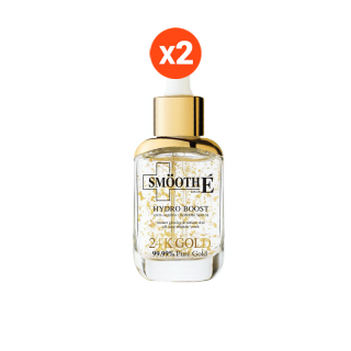 Smooth E 24K Gold Hydroboost Serum ขนาด 30ML เซรั่มอันดับ 1 เซรั่ม ลดเลือนริ้วรอย ชุ่มชื้น ผิวฉ่ำ สมูทอี (แพ็ค2ชิ้น)