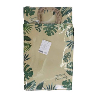 ถุงกระดาษ ลายทรอปิคัล 26x10x35 ซม. x 25 ใบ101220Printed Paper Bag Mix 26x10x35 cm x 25 Bags Tropical pattern paper bag 2