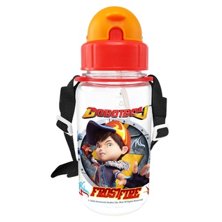 Boboiboy Fusion Tritan ขวดน้ํา พร้อมหลอดดูด (350 มล.)