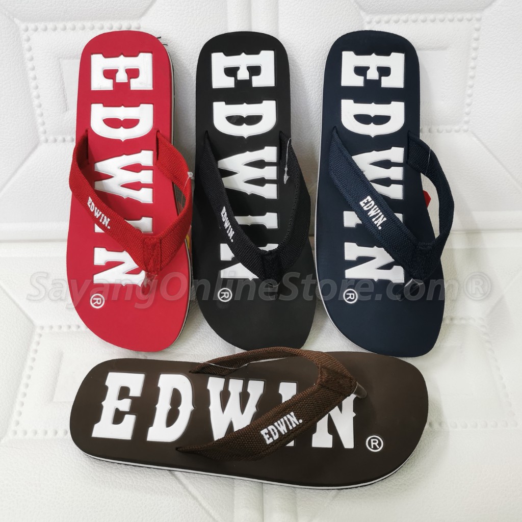 Edwin (E10481) รองเท้าแตะผู้ชาย รองเท้าแตะลําลอง รองเท้าผู้ชาย selipar edwin