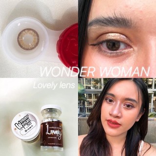 Wonder woman brown พร้อมส่งค่าสายตา (lovelyplus)