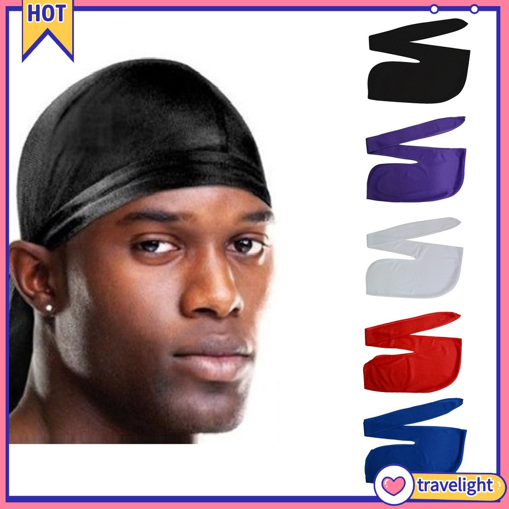 {Travelight} Fashion Street Basketball Man Hip-Po-p Rap Scarf Elastic Head Warp Long Tail Cap