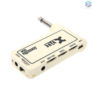 ♪【ready stock】♩♩Mini Rechargeable Electric Guitar Plug Headphone Amp Amplifier Original Sound