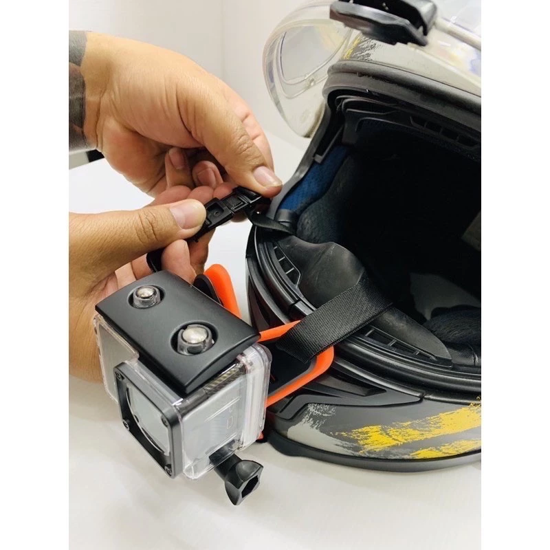 TUYU แท้ สายรัดคาง ติดหมวก สำหรับ หมวกกันน็อคทุกรุ่น เต็มใบ ใช้ได้กับ Eken/Gopro/กล้องแอคชั่นทุกรุ่น thumbnail 4
