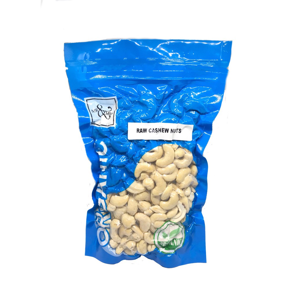 เมล็ดมะม่วงหิมพานต์ 300 กรัม / Mr. & Mrs. Raw Cashew Nuts 300 g