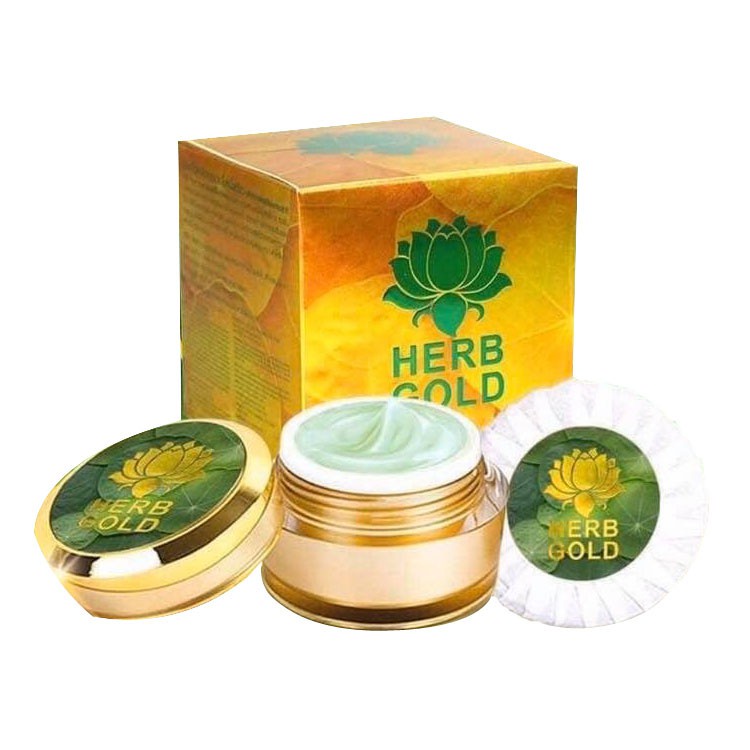 Herb inside gold ครีมสมุนไพรเฮิร์บอินไซด์ โกลด์ ขนาดใหญ่(ครีม30กรัม+สบู่1ก้อน) ครีมบำรุงผิว/ครีมทาหน้า/ครีมบำรุงหน้า