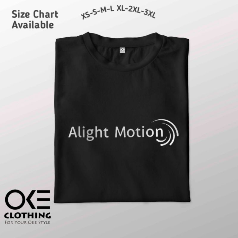 Alight Motion Editing Video เสื้อยืดคุณภาพพรีเมี่ยม