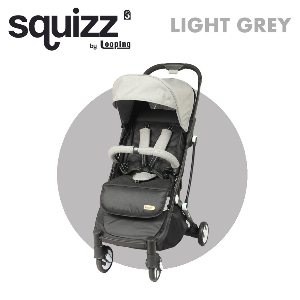 รถเข็นเด็ก Looping รุ่น Squizz 3 สี Light Grey